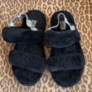 Ugg slippers size men’s US 6 but fit women’s 8
